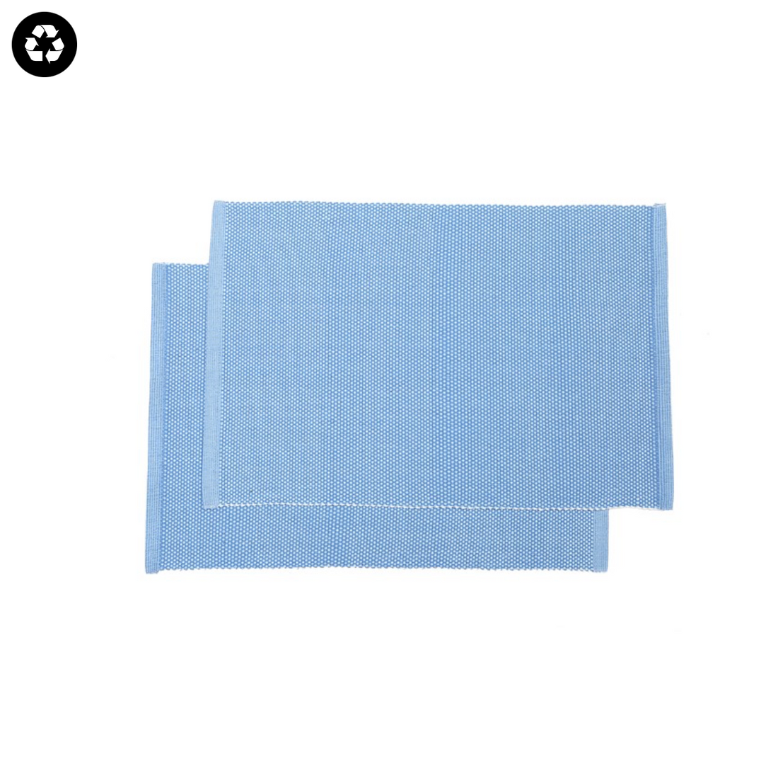 Tischset  Kalle 2er-Set I blau/hellblau