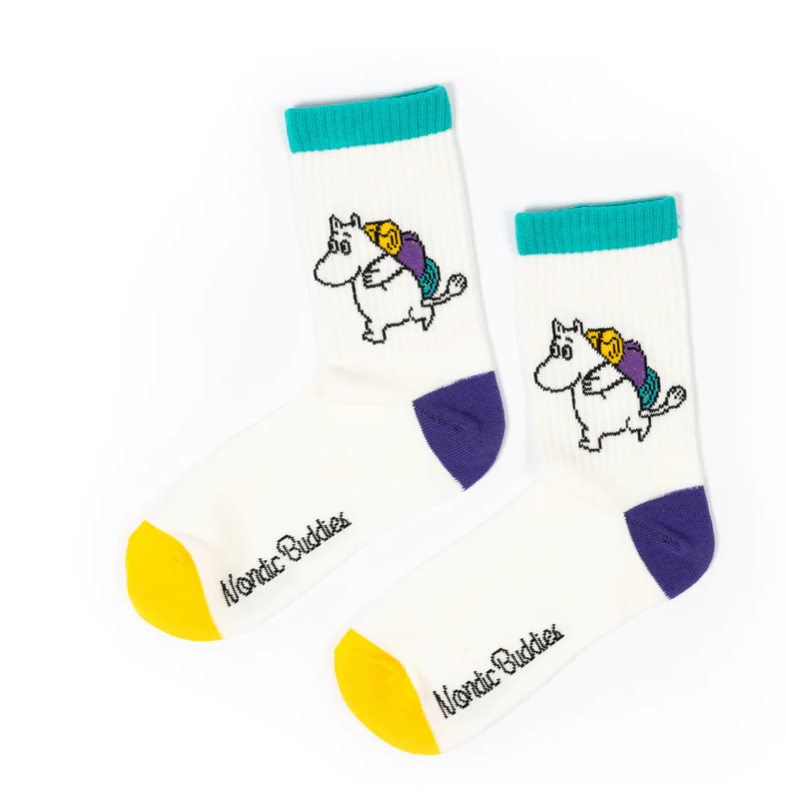 Moomintroll Camping Damen Retro Socken