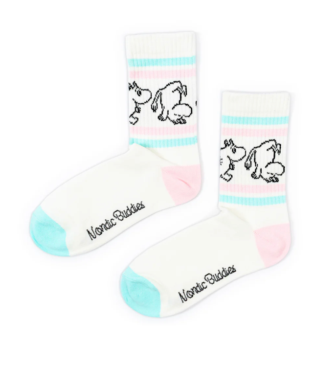 Moomintroll Camping Damen Retro Socken
