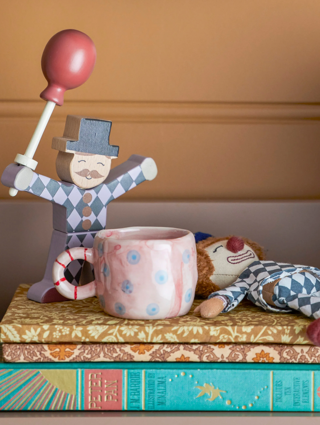 Tasse mit Punkten  I rosa