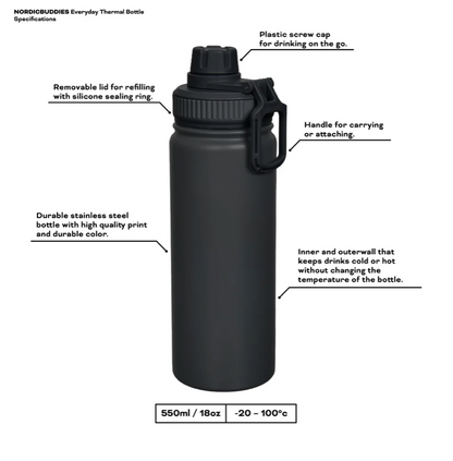 Mumintroll Thermo-Trinkflasche