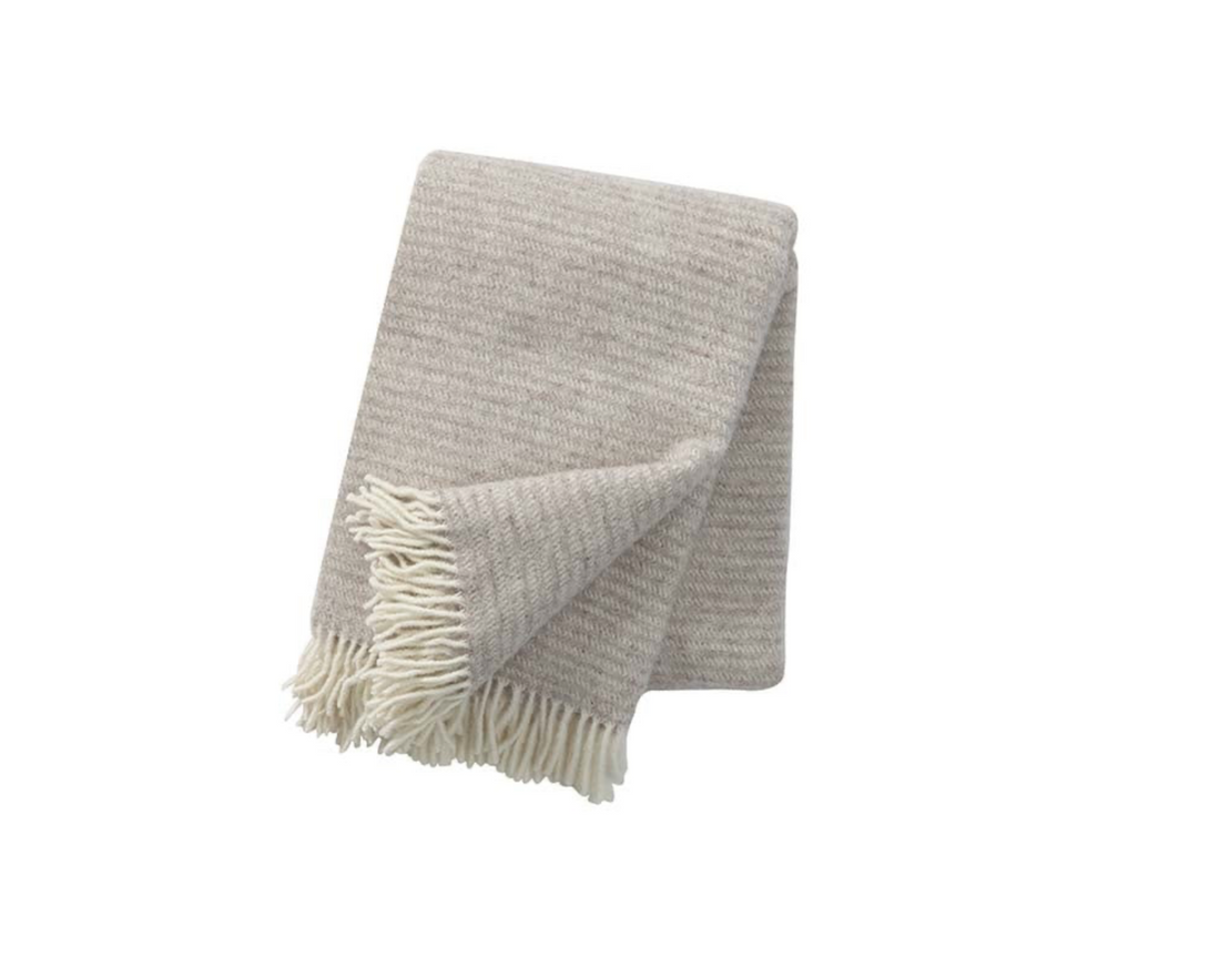 Wolldecke I natur beige