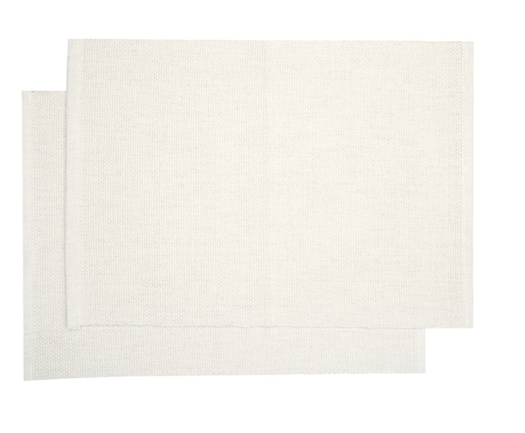 Tischset  Kalle 2er-Set I weiss