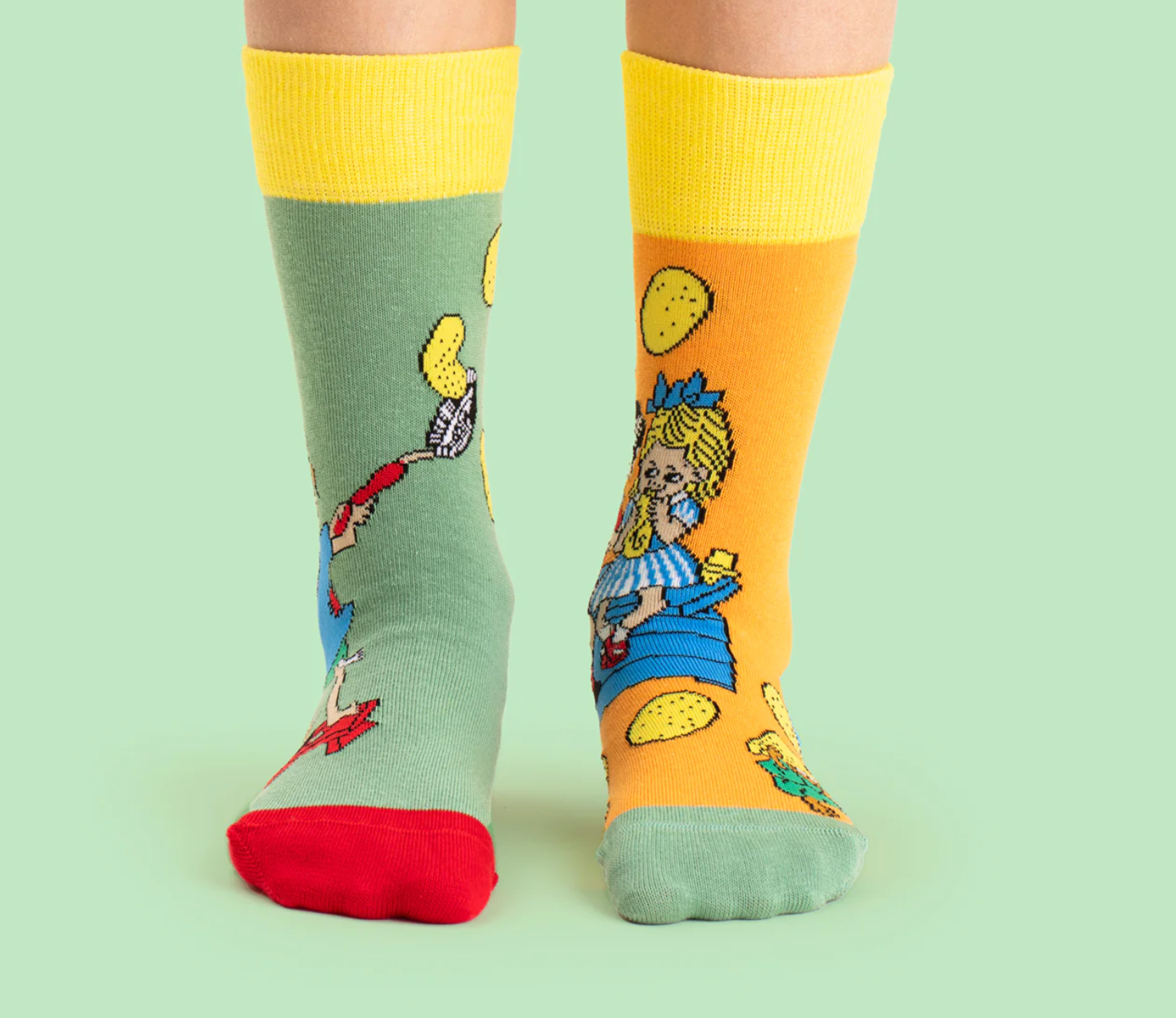 Pippi Langstrumpf Socken I Pfannekuchen