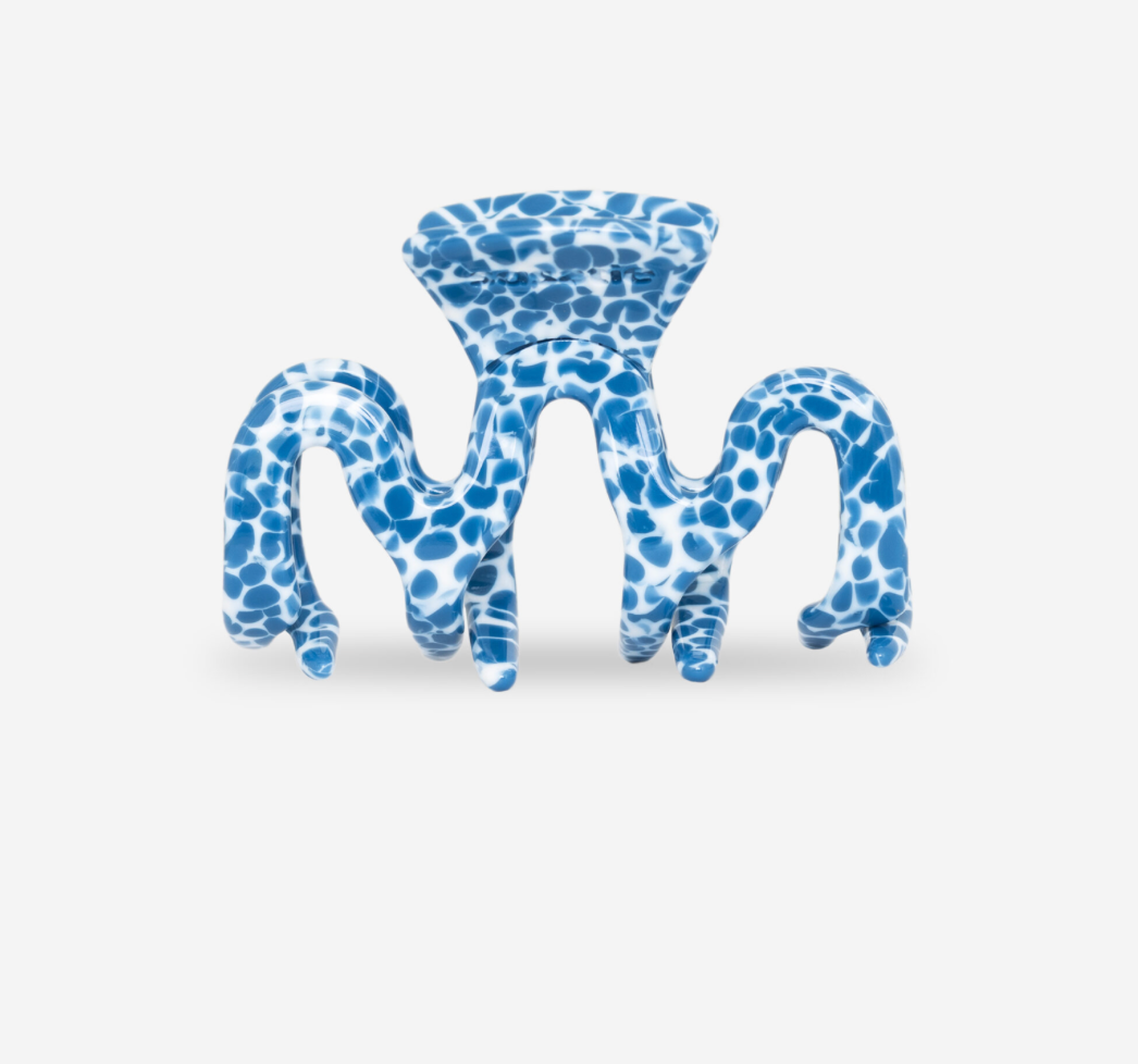 Haarklammer I Welle blue