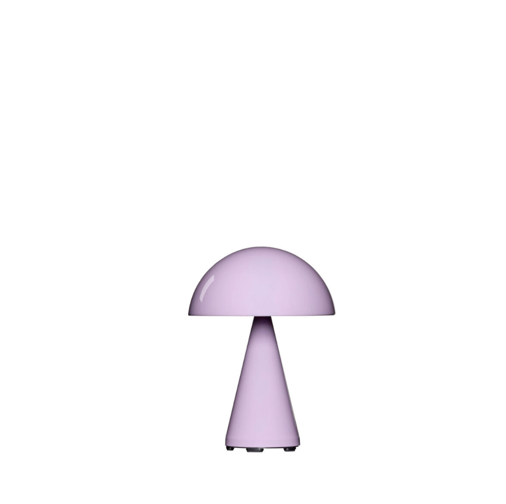 Tragbare Tischlampe I hell rosa