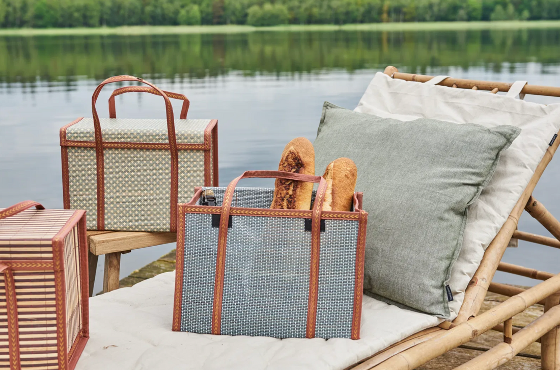 Picknickkorb aus Bambus