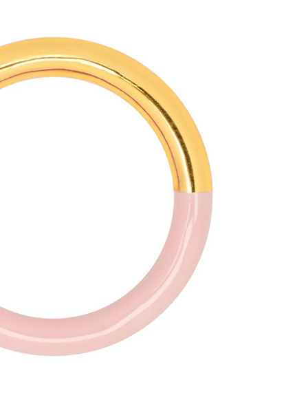 Doppelfarbiger Ring I rosa-gold