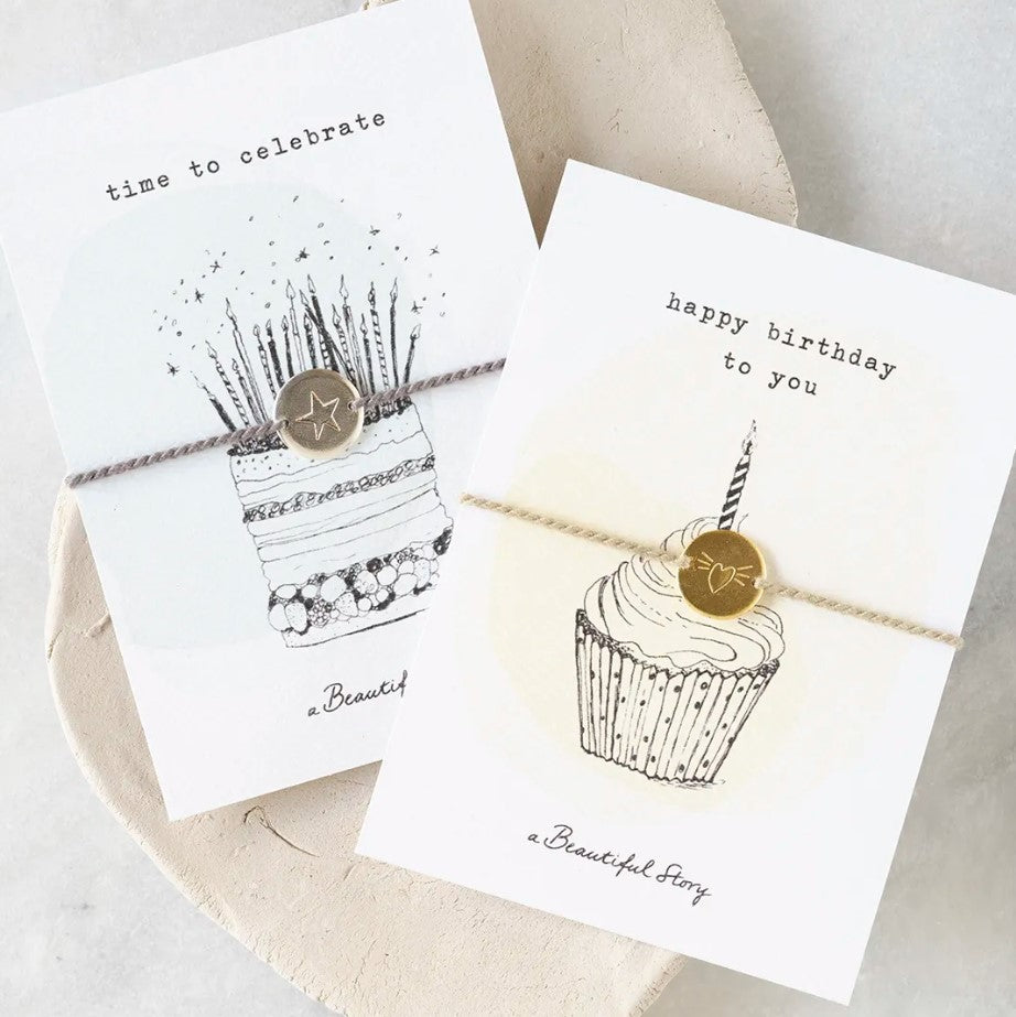 Schmuck Postkarte  I Lass uns Feiern