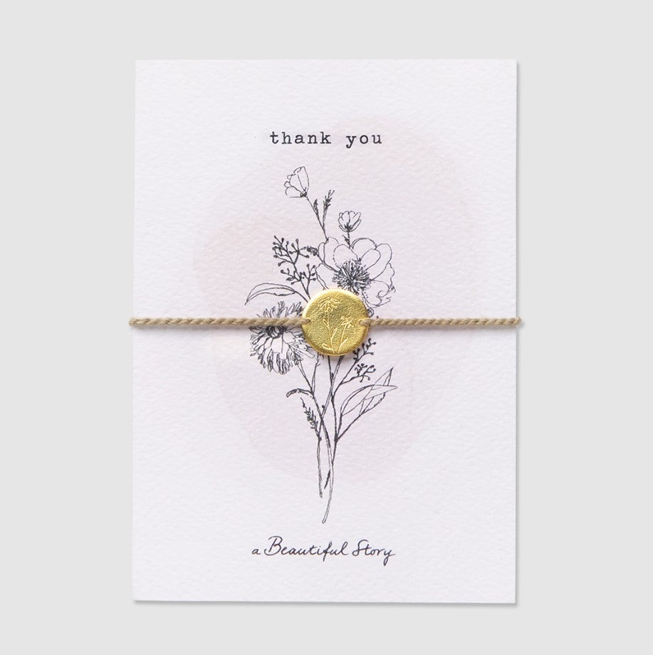 Schmuck Postkarte  I Danke