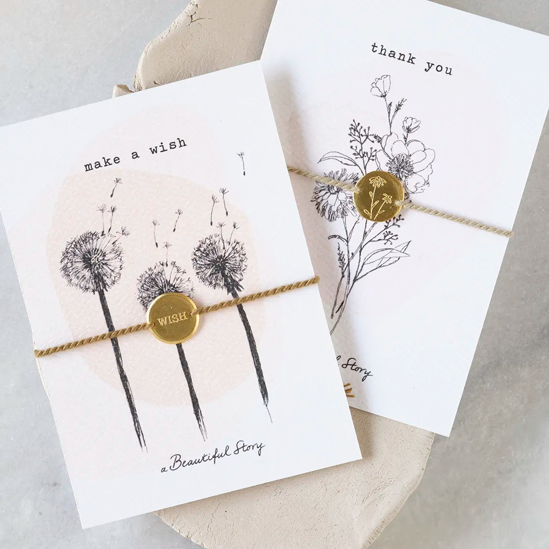 Schmuck Postkarte  I Danke