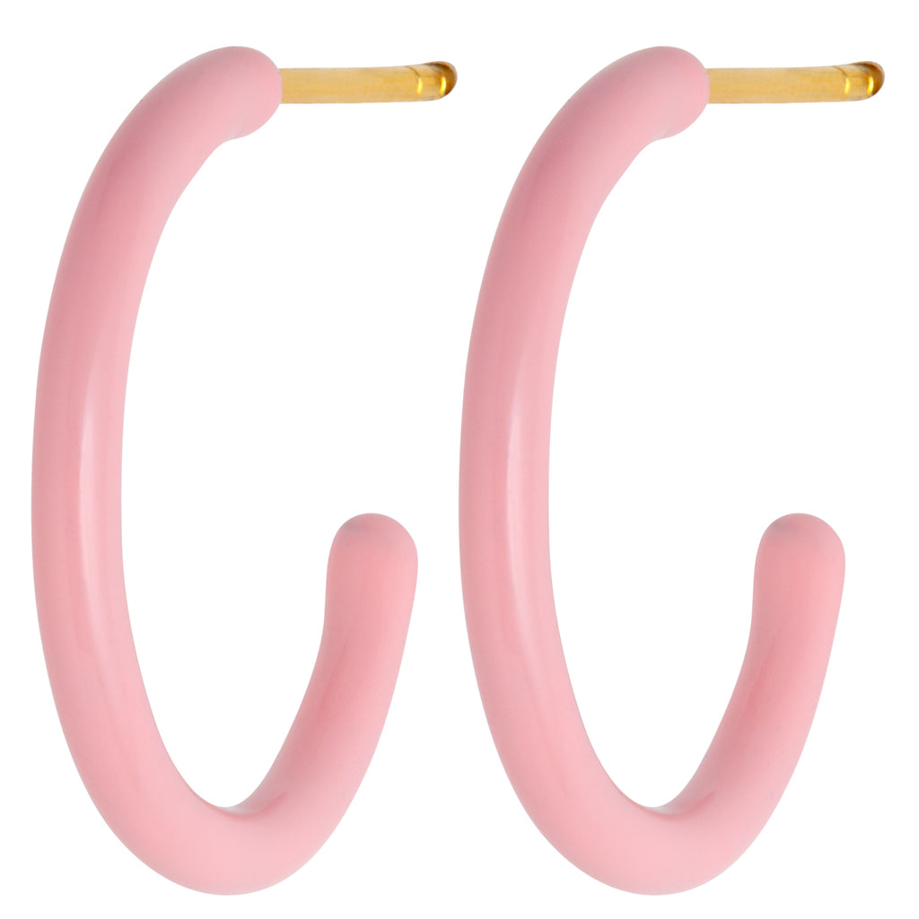 Ohrring Creolen I rosa