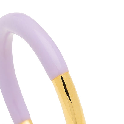 Doppelfarbiger Ring I flieder - gold