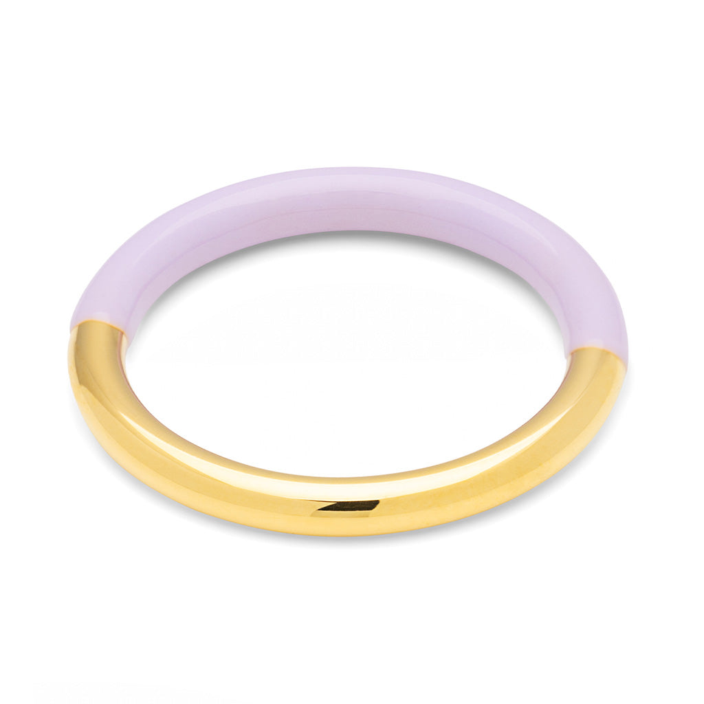 Doppelfarbiger Ring I flieder - gold