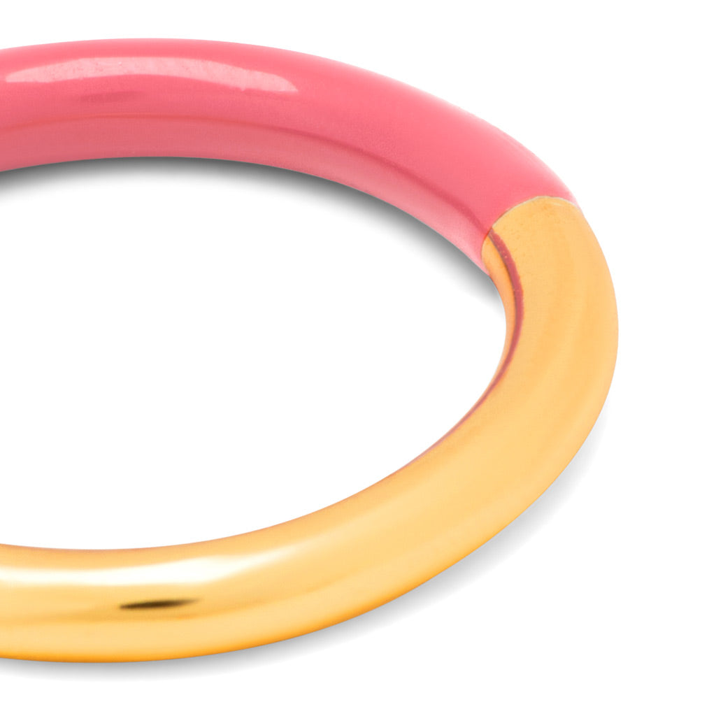 Doppelfarbiger Ring I pink-gold