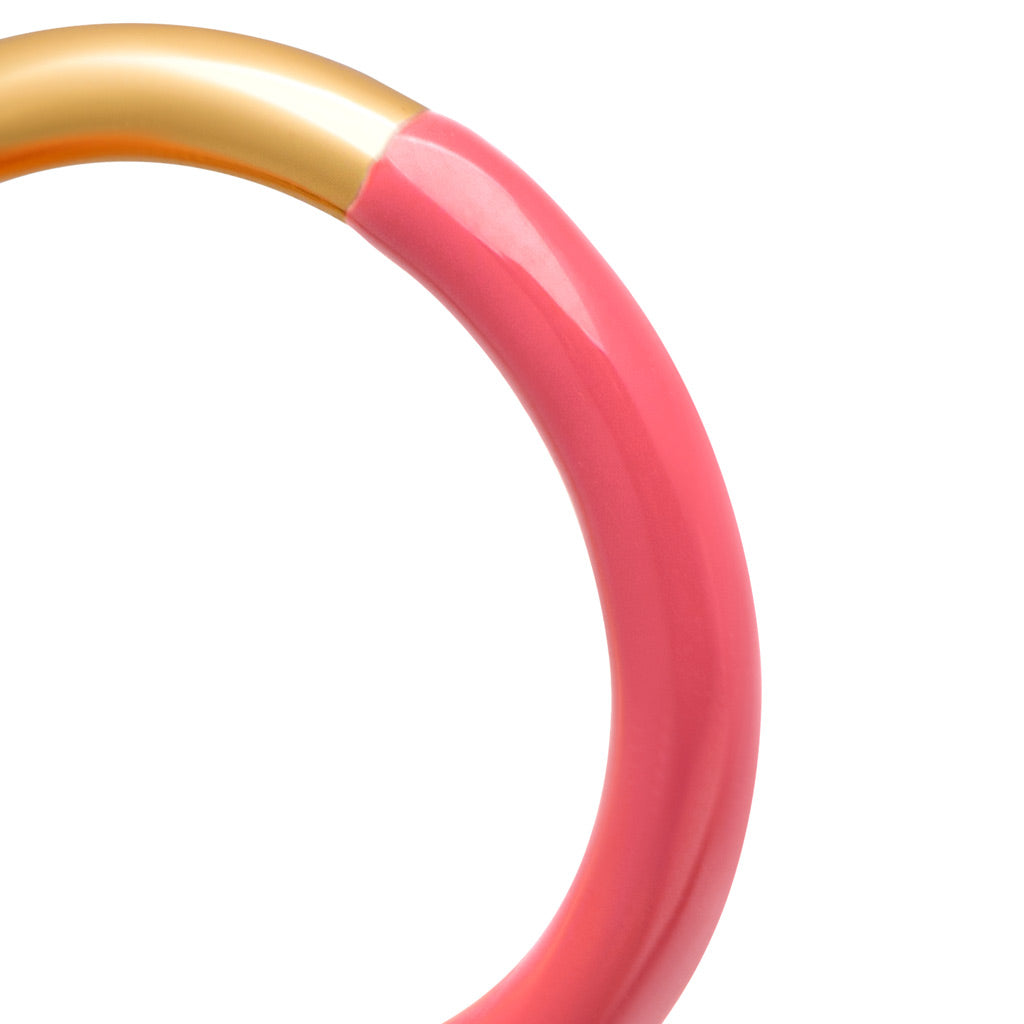 Doppelfarbiger Ring I pink-gold