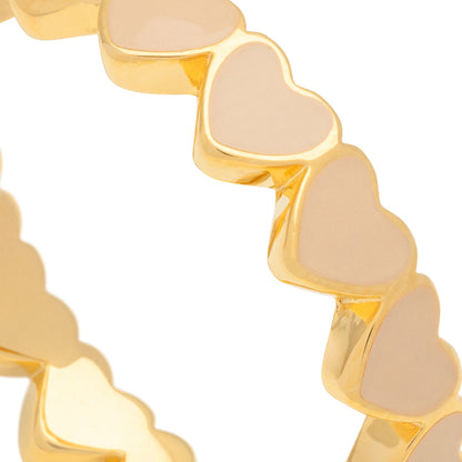 Herz Ring I beige