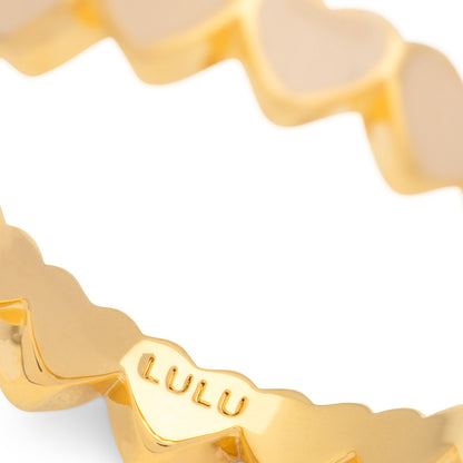 Herz Ring I beige