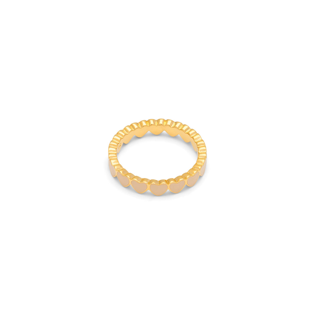 Herz Ring I beige