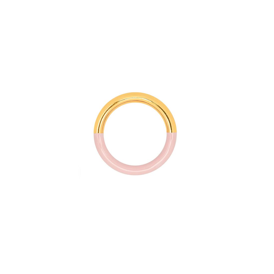 Doppelfarbiger Ring I rosa-gold