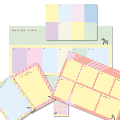 HAFTNOTIZBLOCK - mit Klebespur oben