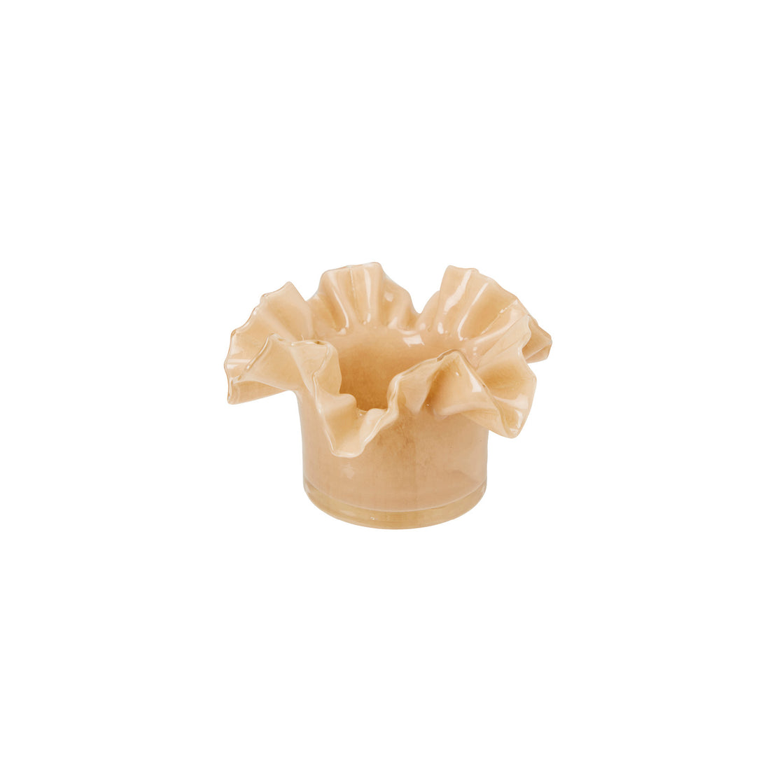FLOR I Teelichthalter beige