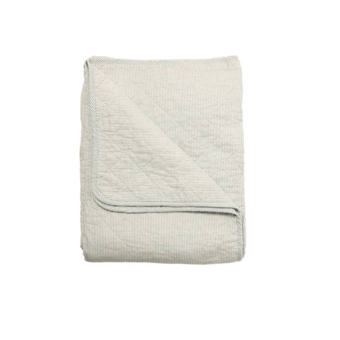 Quilt I  streifen-eisgrün