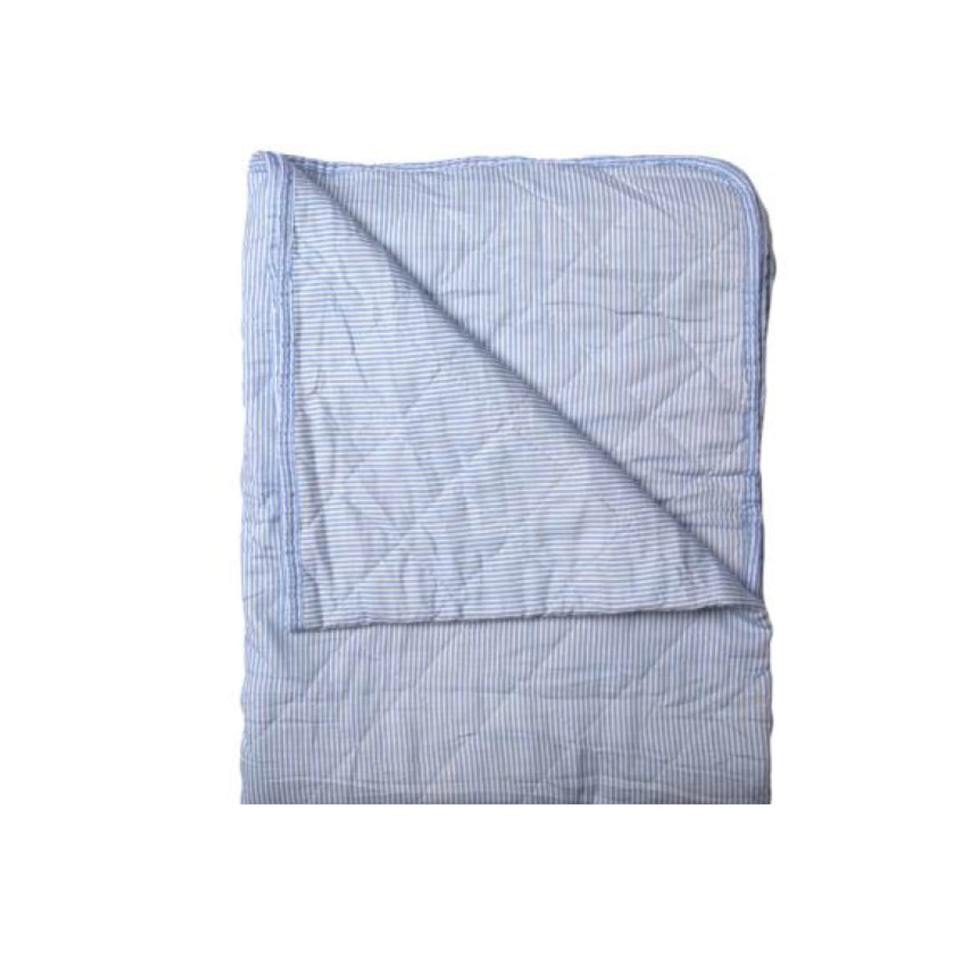 Quilt I  blau gestreift